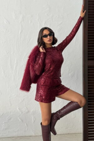 Sequined Glam Sexy Casual Bermuda Shorts - Brand: Topshow - Women & Kids, Baby Clothes Wholesale - Globality Store