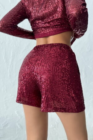 Sequined Glam Sexy Casual Bermuda Shorts - Brand: Topshow - Women & Kids, Baby Clothes Wholesale - Globality Store