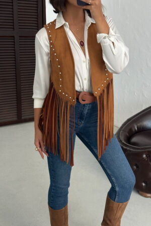 Western Casual Boho Vest - Brand: Topshow - Women & Kids, Baby Clothes Wholesale - Globality Store