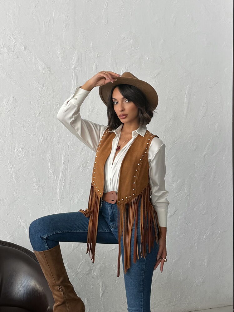 Western Casual Boho Vest