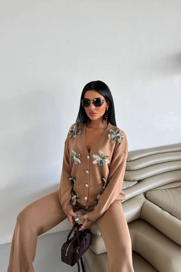 Brown Floral Casual Elegant Set - Brand: My Jest Fashion - Women & Kids, Baby Clothes Wholesale - Globality Store