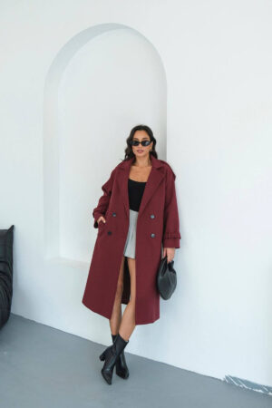 Double-Breasted Coat With Oversized Fit - Brand: Mode Roy - Women & Kids, Baby Clothes Wholesale - Globality Store
