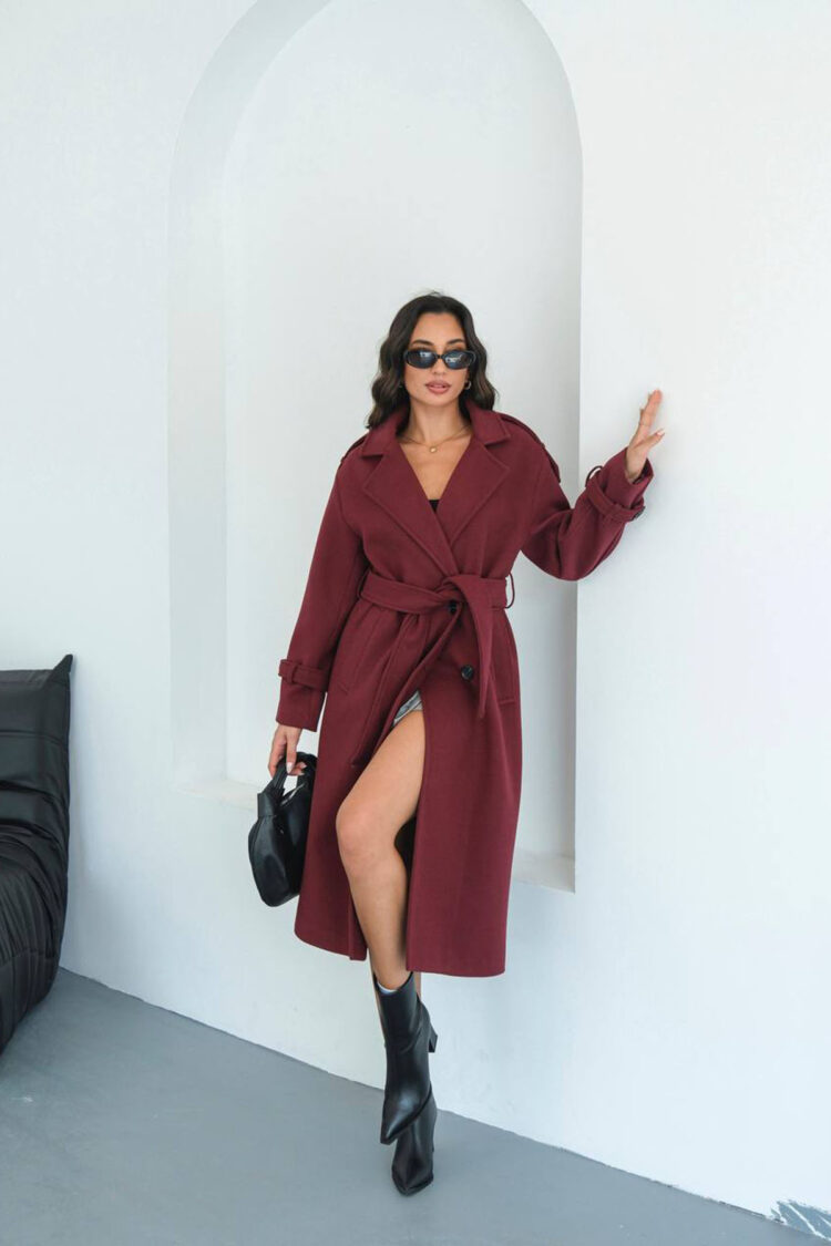 Double-Breasted Coat With Oversized Fit - Brand: Mode Roy - Women & Kids, Baby Clothes Wholesale - Globality Store