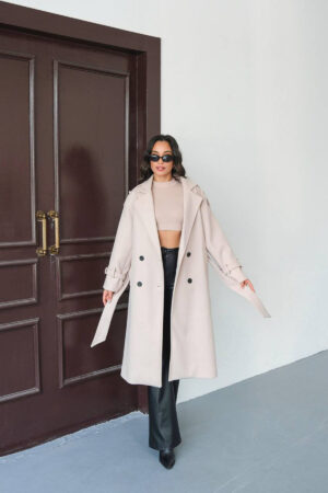 Coat Single - Breasted Long Sleeve Elegant Formal - Brand: Mode Roy - Women & Kids, Baby Clothes Wholesale - Globality Store
