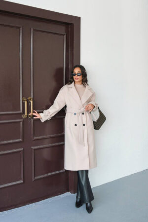 Coat Single - Breasted Long Sleeve Elegant Formal - Brand: Mode Roy - Women & Kids, Baby Clothes Wholesale - Globality Store
