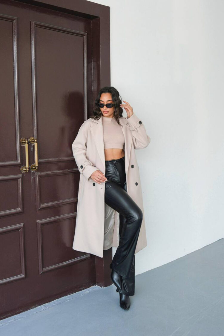Coat Single - Breasted Long Sleeve Elegant Formal - Brand: Mode Roy - Women & Kids, Baby Clothes Wholesale - Globality Store