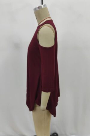 Blouse With 3/4 Straight Sleeves - Brand: Janes - Women & Kids, Baby Clothes Wholesale - Globality Store
