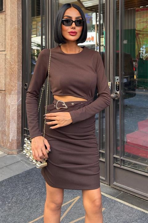 Bodycon Dress With Long Sleeves