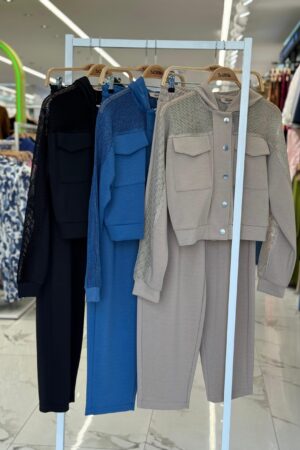 Beige Casual Sport Set - Brand: Sobe Istanbul - Women & Kids, Baby Clothes Wholesale - Globality Store