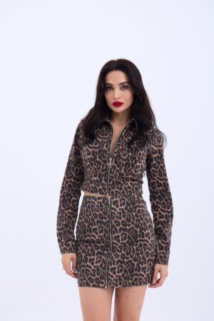 Leopard Print Sexy Streetwear Set - Brand: Fame - Women & Kids, Baby Clothes Wholesale - Globality Store