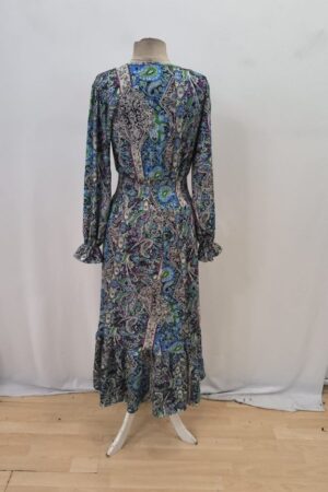 Blue Boho Elegant Wrap Dress - Brand: Janes - Women & Kids, Baby Clothes Wholesale - Globality Store