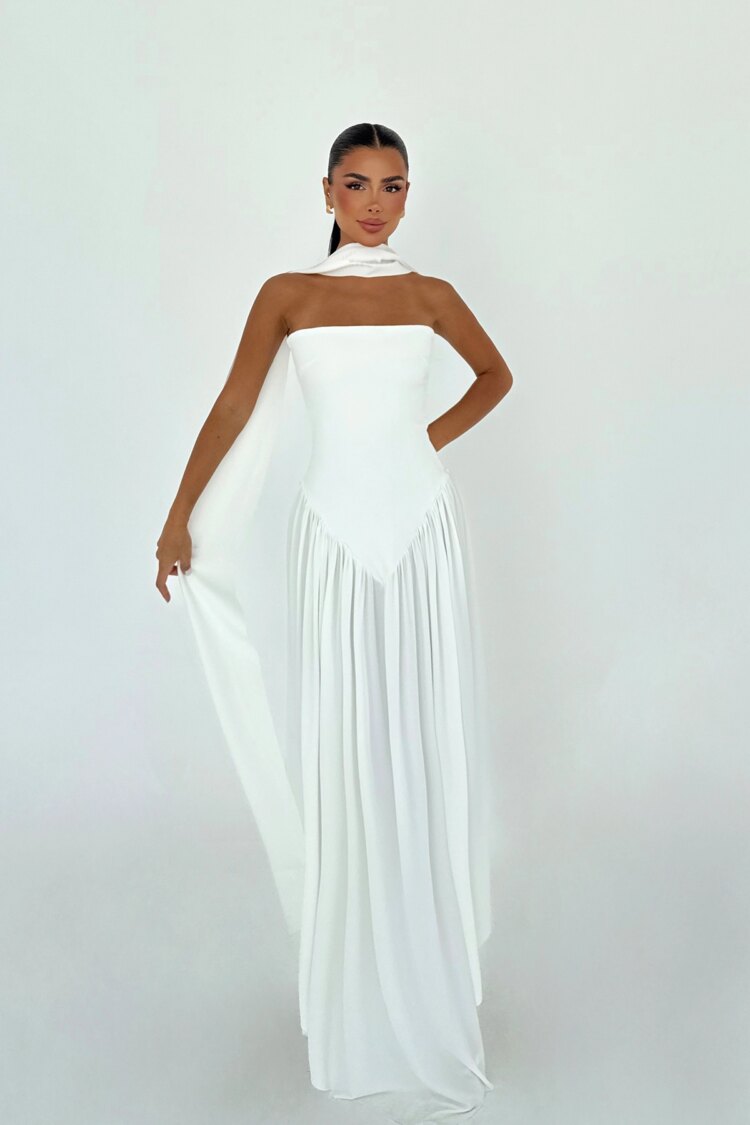 ElegantStrapless Maxi Dress - Brand: EYYO ATELIER - Women & Kids, Baby Clothes Wholesale - Globality Store