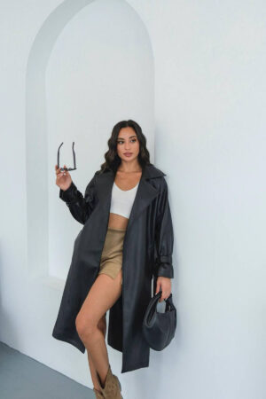 Trenchcoat Single-Breasted Wrapover - Brand: Mode Roy - Women & Kids, Baby Clothes Wholesale - Globality Store