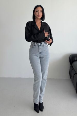Mom Jeans High Waist Straight Leg Buttoned - Brand: XLove - Women & Kids, Baby Clothes Wholesale - Globality Store