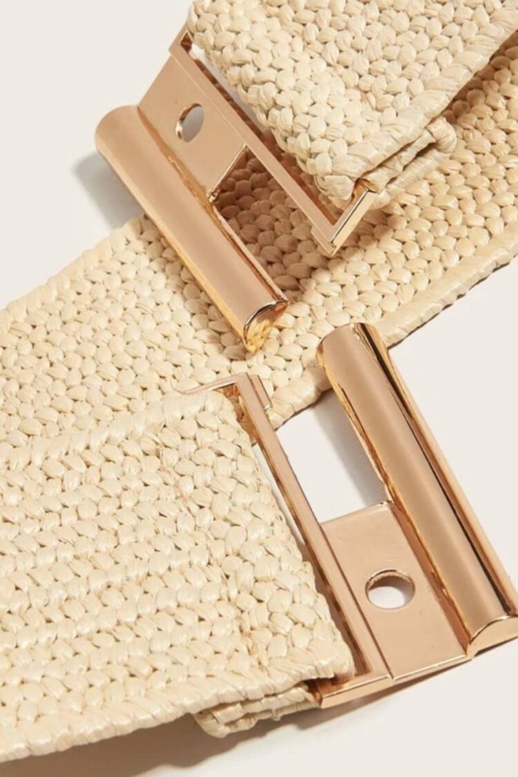 Buckle Mesh Elastic Women Belt Jacket Belt Shirt Belt Dress Belt