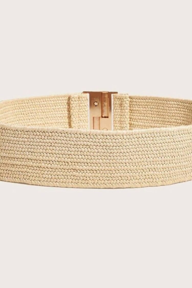 Buckle Mesh Elastic Women Belt Jacket Belt Shirt Belt Dress Belt