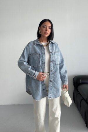 Oversized Casual Streetwear Shirt - Brand: XLove - Women & Kids, Baby Clothes Wholesale - Globality Store