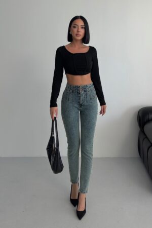Mom Jeans High Waist Skinny Leg - Brand: XLove - Women & Kids, Baby Clothes Wholesale - Globality Store