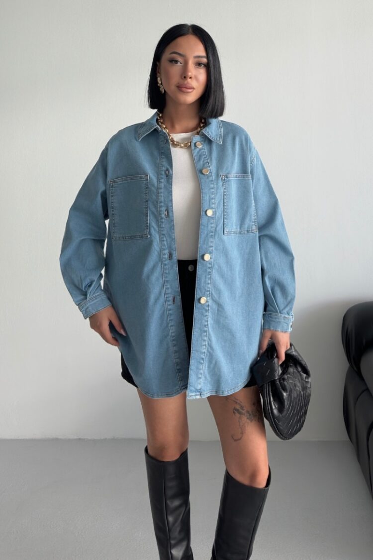 Casual Oversized Buttoned Shirt Long Sleeve
