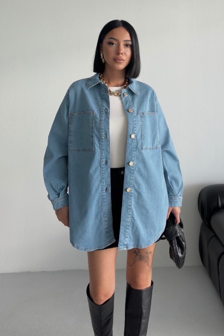 Casual Oversized Buttoned Shirt Long Sleeve
