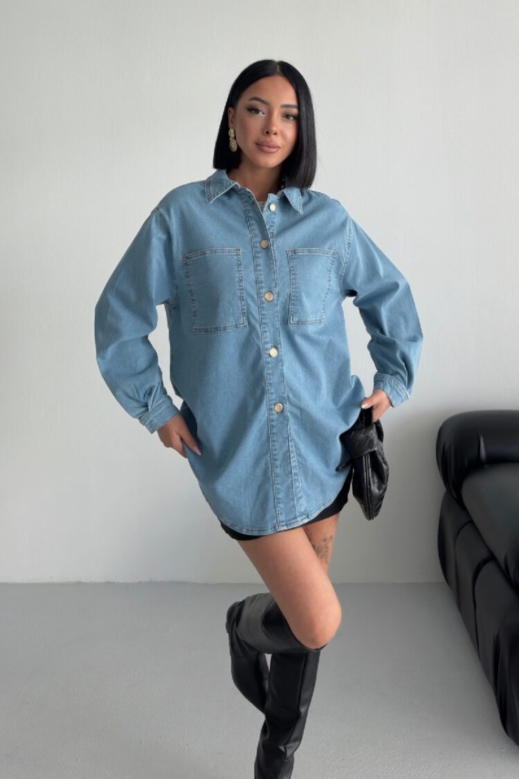 Casual Oversized Buttoned Shirt Long Sleeve