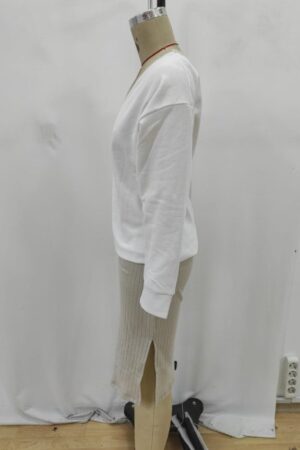 White Set With Oversized Fit And Midi Pencil Skirt - Brand: Janes - Women & Kids, Baby Clothes Wholesale - Globality Store