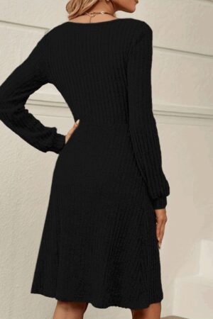 Fit And Flare Dress With Square Neck - Brand: Janes - Women & Kids, Baby Clothes Wholesale - Globality Store