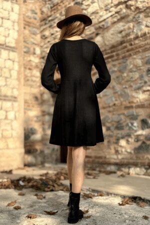 Fit And Flare Dress With Square Neck - Brand: Janes - Women & Kids, Baby Clothes Wholesale - Globality Store