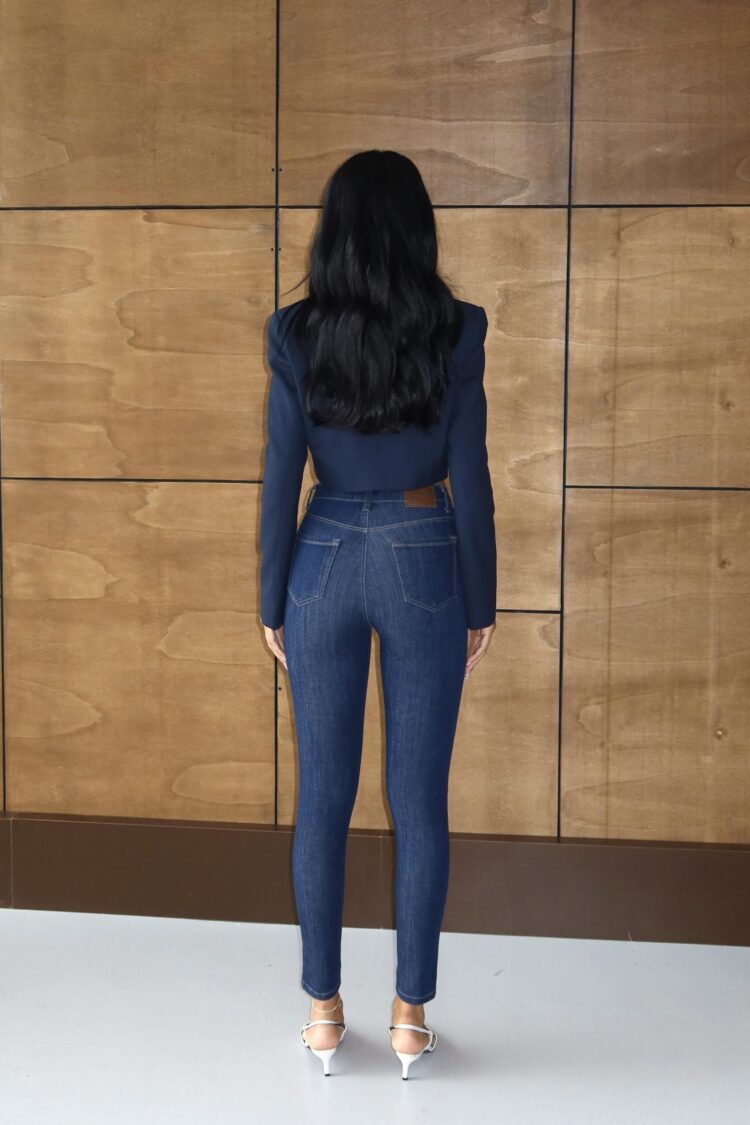 Skinny Leg High Waist Tregging Jeans