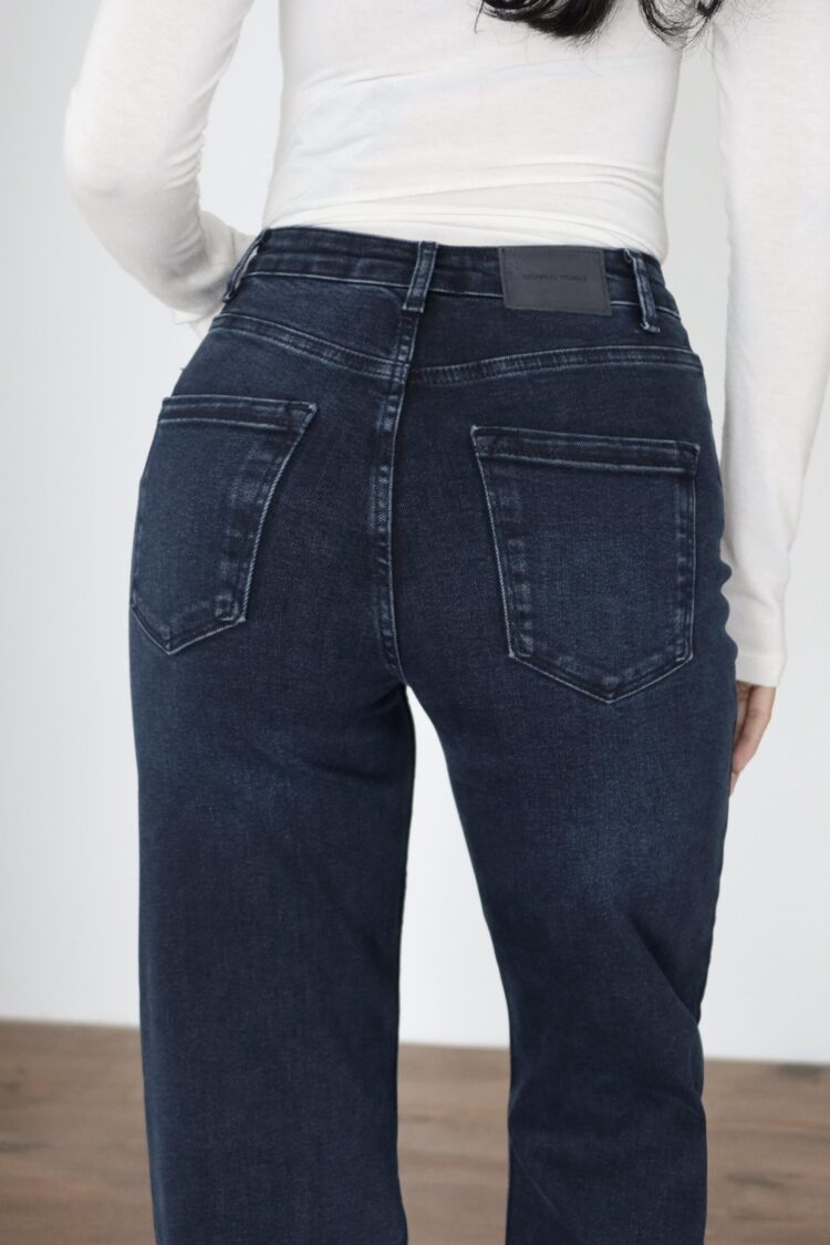 Jeans Bootcut Flare Leg High Waist