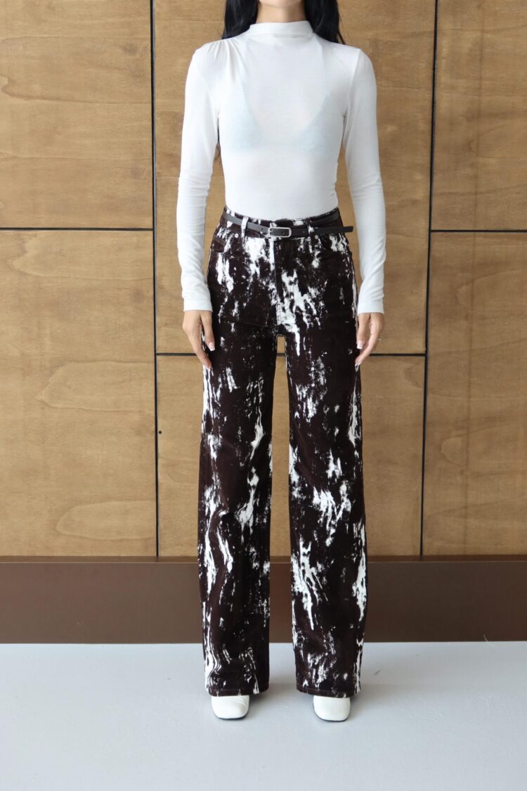 Black Mom Jeans High Waist Wide Leg Casual