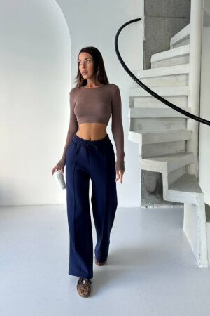 Sweatpants Jogger Wide Leg High Waist - Brand: Mode Roy - Women & Kids, Baby Clothes Wholesale - Globality Store