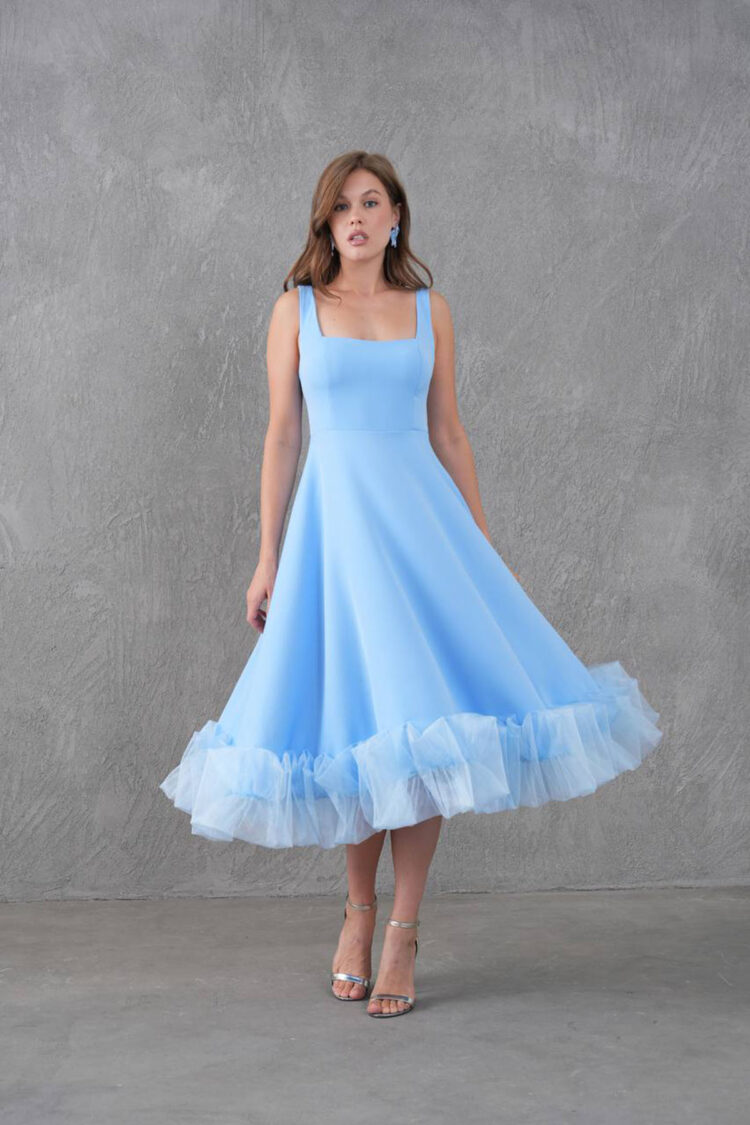 Fit And Flare Sleeveless Midi Dress - Brand: Mode Roy - Women & Kids, Baby Clothes Wholesale - Globality Store