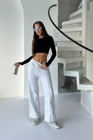 Sweatpants Jogger With Wide Leg & Drawstring - Brand: Mode Roy - Women & Kids, Baby Clothes Wholesale - Globality Store