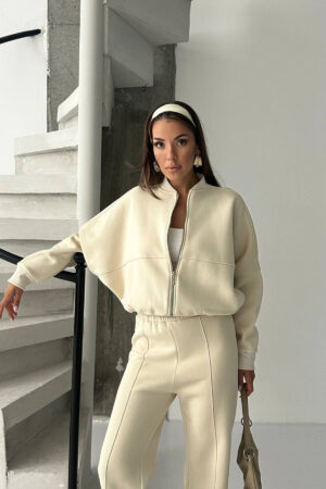 Tracksuit With Hooded Neck And Zip Up Closure - Brand: Mode Roy - Women & Kids, Baby Clothes Wholesale - Globality Store