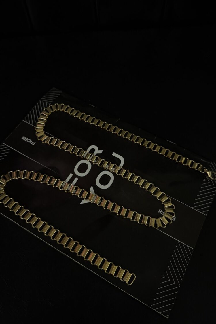 Thin Detailed Chain Belt