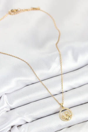 316l Steel Zircon Stone Star And Heart Model Gold Color Women Necklace - Brand: Ebijuteri - Women & Kids, Baby Clothes Wholesale - Globality Store