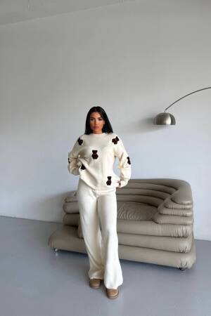 Beige Casual Modest Set With Palazzo Pants - Brand: My Jest Fashion - Women & Kids, Baby Clothes Wholesale - Globality Store