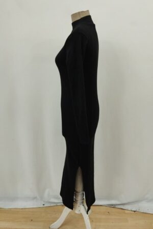 Elegant Bodycon Dress With High Neck - Brand: Janes - Women & Kids, Baby Clothes Wholesale - Globality Store