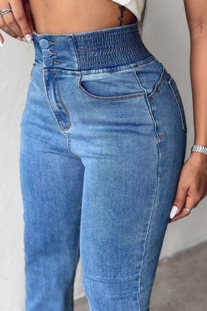 Mom Pants High Waist Long Flare Leg - Brand: Janes - Women & Kids, Baby Clothes Wholesale - Globality Store