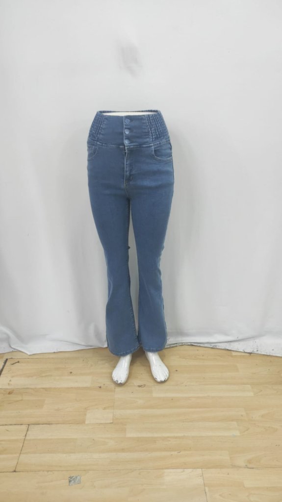 Mom Pants High Waist Long Flare Leg
