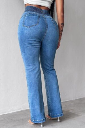 Mom Pants High Waist Long Flare Leg - Brand: Janes - Women & Kids, Baby Clothes Wholesale - Globality Store