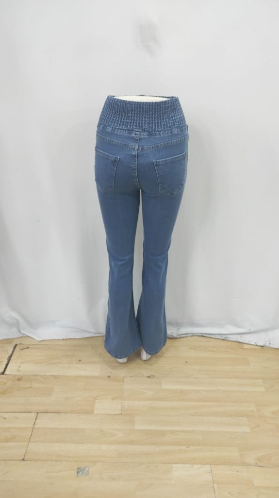 Mom Pants High Waist Long Flare Leg