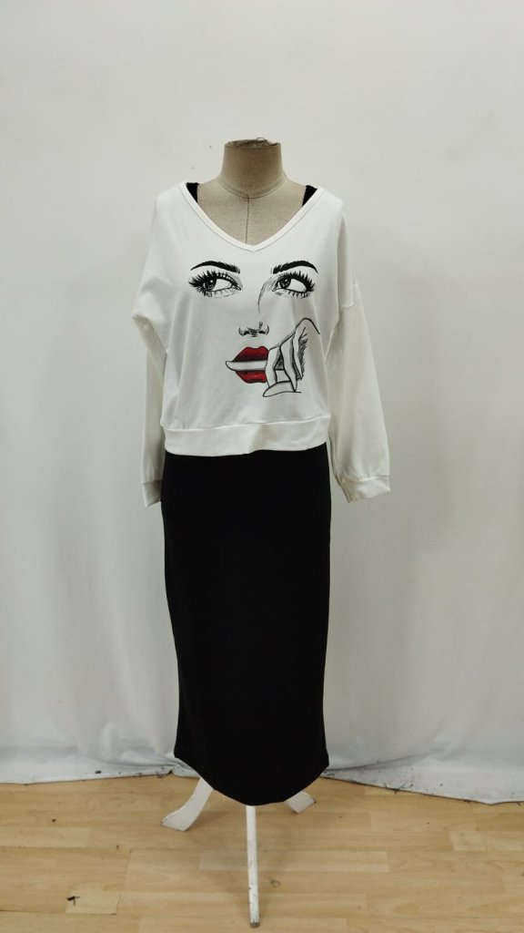 Black Elegant Casual Set