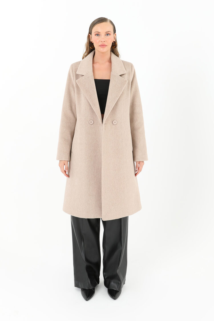 Single-Breasted Long Formal Coat - Brand: Puane - Women & Kids, Baby Clothes Wholesale - Globality Store