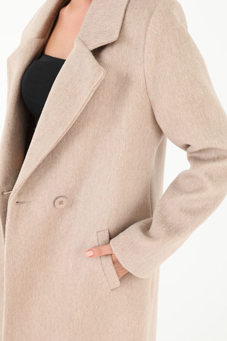 Single-Breasted Long Formal Coat