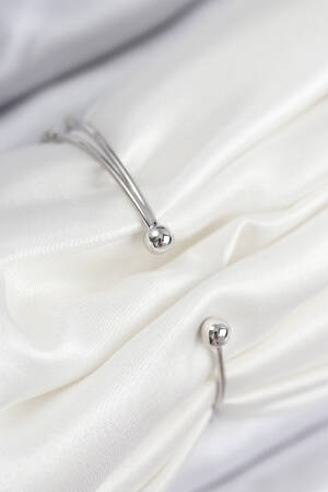 Brass Zircon Stone Baguette Model Silver Color Women's Bracelet - Brand: Ebijuteri - Women & Kids, Baby Clothes Wholesale - Globality Store