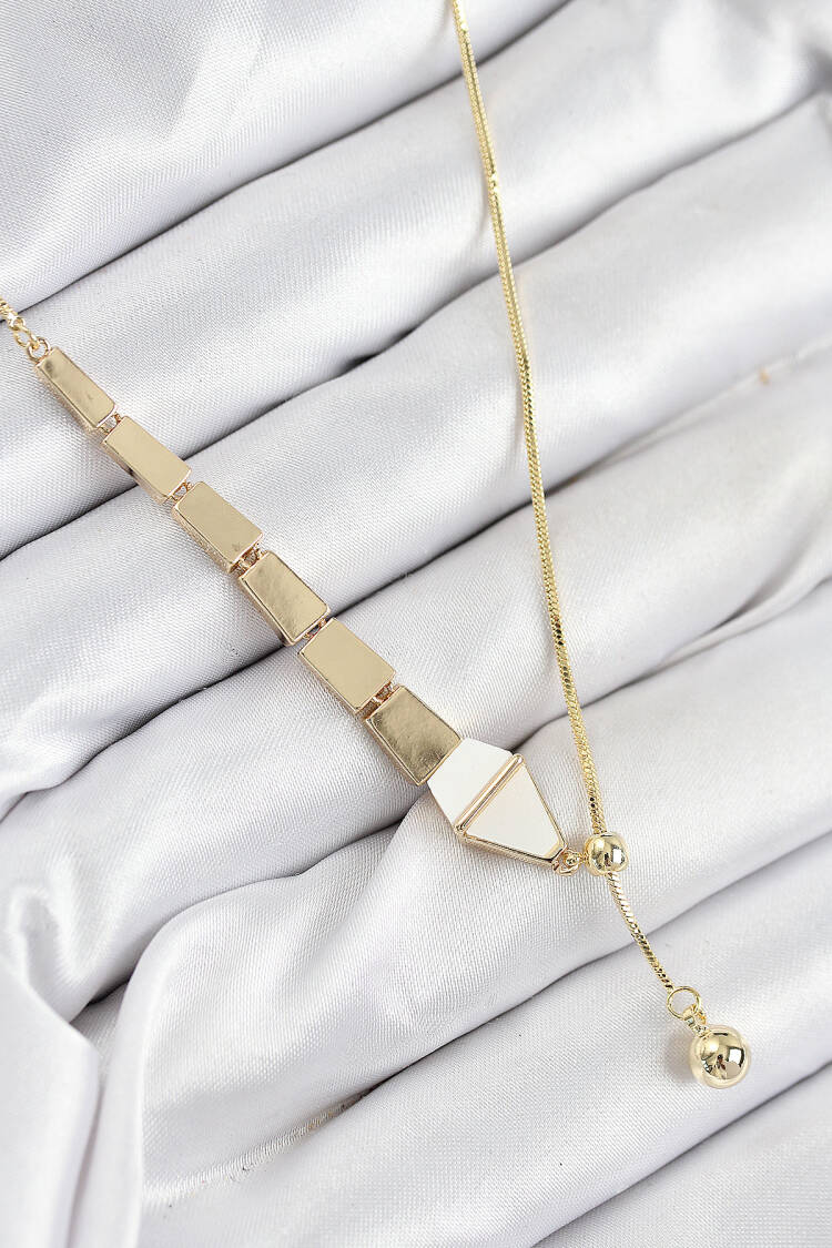 Brass Snake Model Gold Color Elevator Women Necklace - Brand: Ebijuteri - Women & Kids, Baby Clothes Wholesale - Globality Store