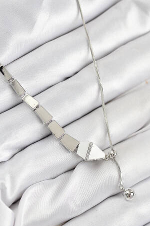 Brass Snake Model Silver Color Elevator Women Necklace - Brand: Ebijuteri - Women & Kids, Baby Clothes Wholesale - Globality Store