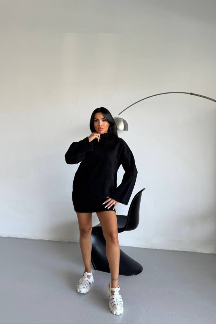 Elegant Bodycon Mini Skirt Set